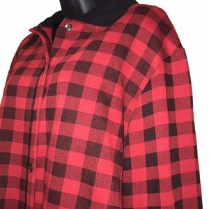 Vintage BOLD SPIRIT Red/Black Buffalo Plaid Jacket~L